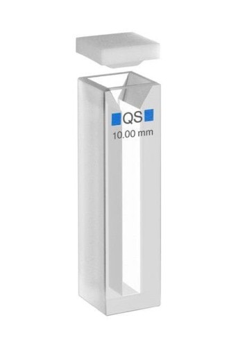 Semi-mikro kuweta kwarcowa o drodze optycznej 10 mm.