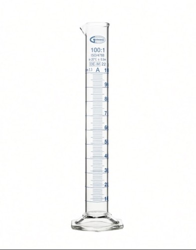 cylinder Kl A sk.nieb.CERTYF.0025ml st.szkło GLASS