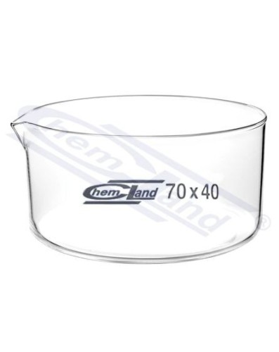 Krystalizator z wylewem 900 ml, 150×75 mm, BORO 3.3 — CHEMLAND