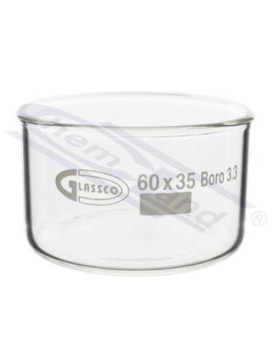 Krystalizator bez wylewu 60 ml, 60×35 mm, BORO 3.3 — GLASSCO