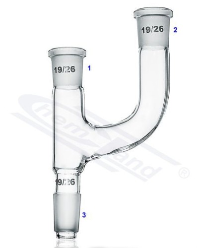 Nasadka trójramienna prosta, 3 × NS 29/32 — CHEMLAND