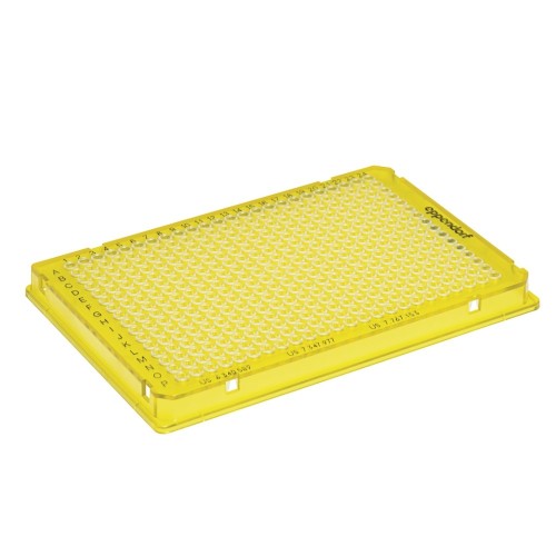 Płytka PCR Eppendorf twin.tec® PCR Plate 384, skirted, 45 µL, PCR clean, żółty, 25 płytek