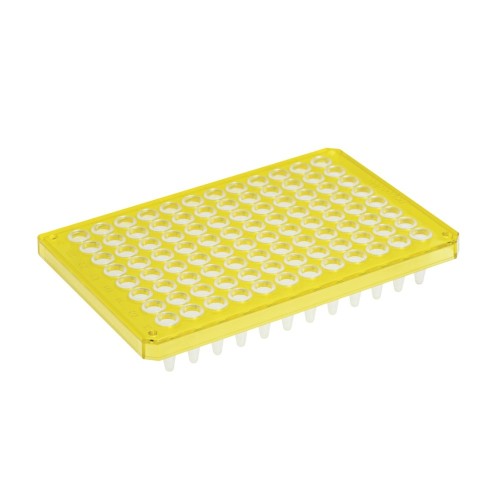 Płytka PCR Eppendorf twin.tec® PCR Plate 96, semi-skirted, 250 µL, PCR clean, żółty, 25 płytek