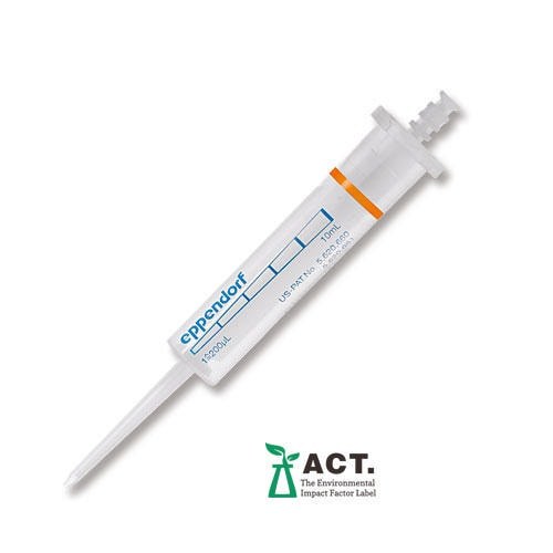 Końcówki dozujące Combitips® advanced, Biopur®, 10 mL, pomarańczowy, końcówki bezbarwne, 100 szt, pakowane pojedynczo w blistry