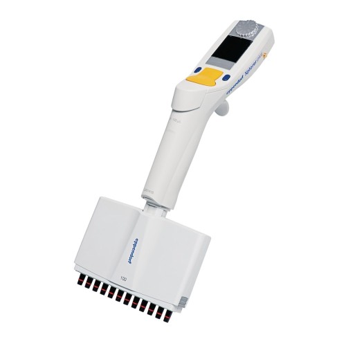 Pipeta elektroniczna Eppendorf Xplorer® plus, 12-kanałowa, 5 – 100 µL, żółty