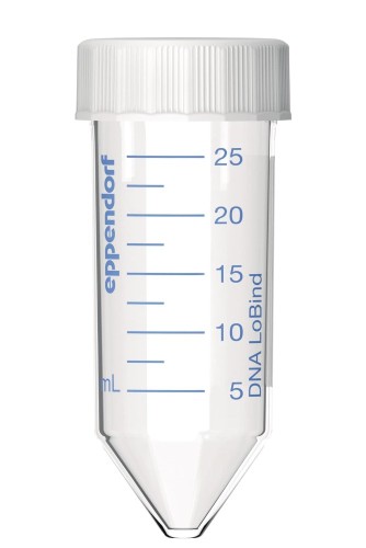 Probówki Eppendorf DNA LoBind® Tubes, zakrętka, 25 mL, PCR clean, bezbarwny, 200 probówek (4 torebki × 50 probówek)