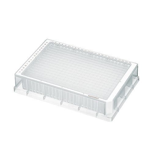 Płytka Eppendorf Deepwell Plate 384/200 µL, dołki przezroczyste, PCR clean, biały, 120 płytek (10 torebek × 12 płytek)