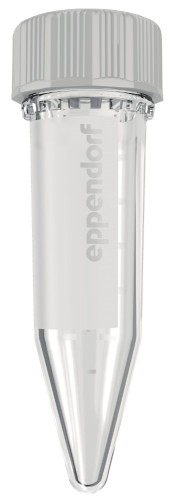 Probówki Eppendorf Tubes® 5.0 mL, pakiet startowy, zakrętka, 5,0 mL, 400 probówek (2 opakowania zawierające po 2 torby po 100), 2 statywy (po 12 miejsc każdy), białe, PCR clean, bezbarwny