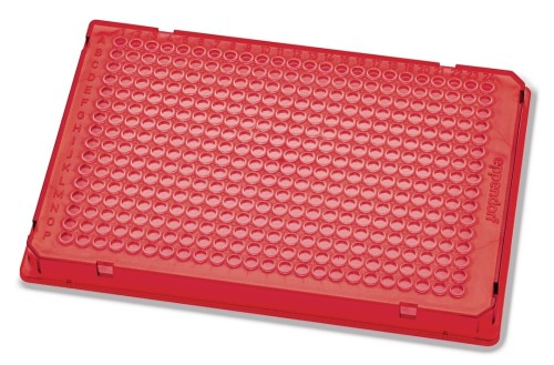 Płytka PCR Eppendorf twin.tec® PCR Plate 384, 45 µL, PCR clean, czerwony, 300 płytek
