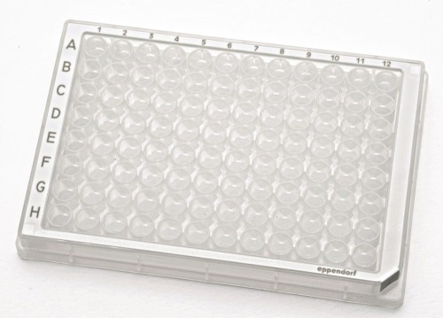 Mikropłytka Eppendorf Microplate 96/U, dołki przezroczyste, PCR clean, biały, 240 płytek (10 torebek × 24 płytki)
