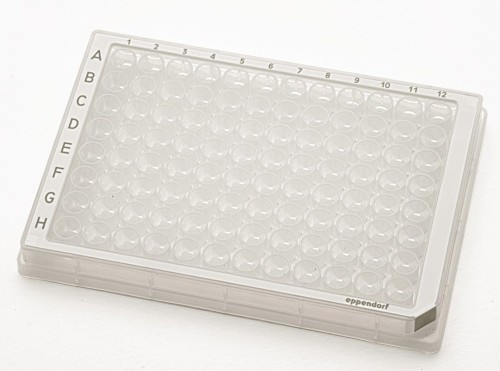 Mikropłytka Eppendorf Microplate 96/V, dołki przezroczyste, PCR clean, biały, 240 płytek (10 torebek × 24 płytki)