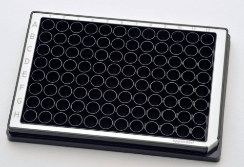 Mikropłytka Eppendorf Microplate 96/V, dołki czarne, PCR clean, biały, 240 płytek (10 torebek × 24 płytki)