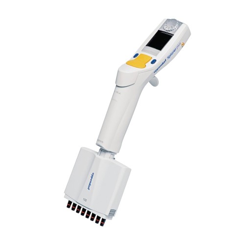 Pipeta elektroniczna Eppendorf Xplorer®, 8-kanałowa, 5 – 100 µL, żółty