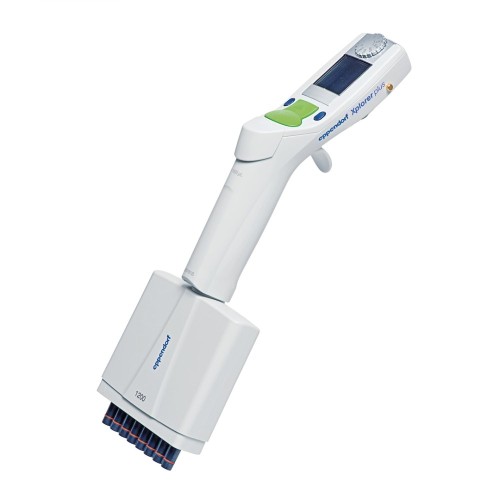 Pipeta elektroniczna Eppendorf Xplorer®, 8-kanałowa, 50 – 1 200 µL, zielony