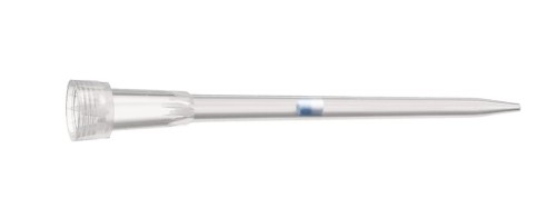 Końcówki z filtrem Eppendorf ep Dualfilter T.I.P.S.®, PCR clean i sterylne, 0,5 – 20 µL L, 46 mm, jasnoszary, końcówki bezbarwne, 960 końcówek (10 statywów × 96 końcówek)