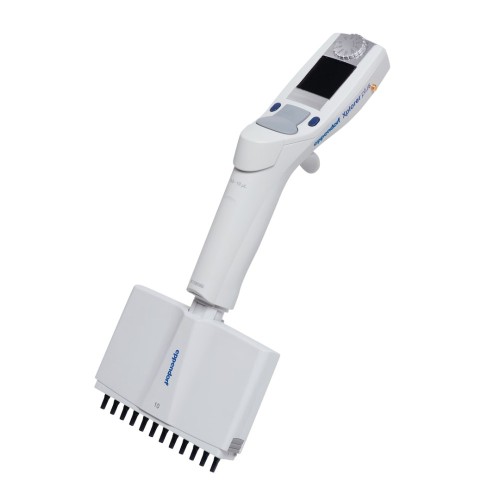 Pipeta elektroniczna Eppendorf Xplorer®, 12-kanałowa, 0,5 – 10 µL, szary pośredni