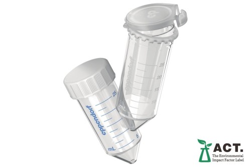 Probówki stożkowe Eppendorf Conical Tubes 25 mL, pokrywka SnapTec®, 25 mL, Eppendorf Quality, 72 probówki (12 torebek × 6 probówek)
