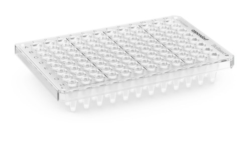 Płytka PCR Eppendorf twin.tec® Trace PCR Plates 96 BioBased, semi-skirted, 250 µL, PCR clean, bezbarwny, 25 płytek