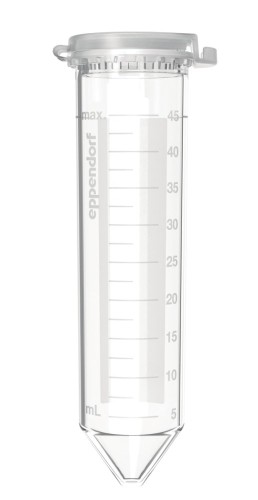 Probówki stożkowe Eppendorf Conical Tubes SnapTec® 50, 45 mL, 26 toreb po 6 probówek i 1 CrossAd, Eppendorf Quality, bezbarwny
