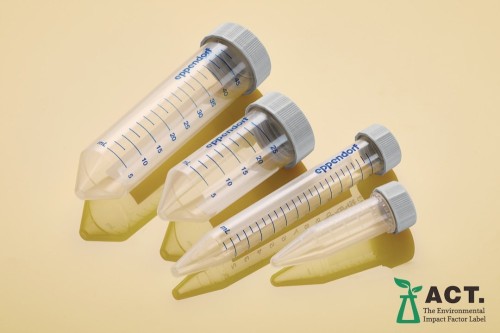 Eppendorf Tubes® BioBased 50 mL, zakrętka, sterylne, wolne od pirogenów, DNaz, RNaz i DNA ludzkiego i bakteryjnego, bezbarwny, 480 probówek (24 torebki × 20 probówek)