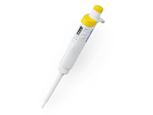 Pipeta automatyczna Eppendorf Research® 3 neo BASIC, 1-kanałowa, 5 – 100 µL, żółty, bez końcówek pipety