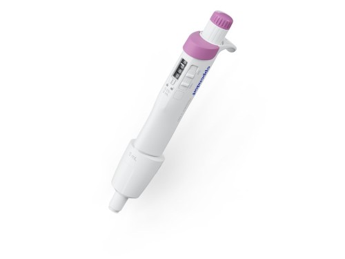Pipeta automatyczna Eppendorf Research® 3 neo BASIC, 1-kanałowa, 0,25 – 5 mL, fioletowy, bez końcówek pipety