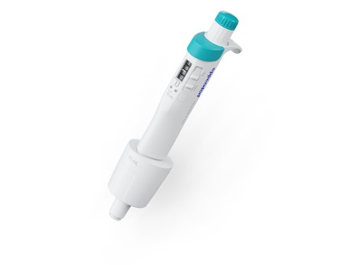 Pipeta automatyczna Eppendorf Research® 3 neo BASIC, 1-kanałowa, 0,5 – 10 mL, turkusowy, bez końcówek pipety