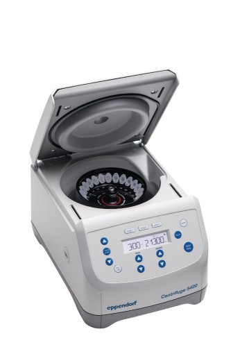 Wirówka Eppendorf Centrifuge 5420, klawiatura, bez chłodzenia, zawiera aerozoloszczelny Rotor FA-24x2