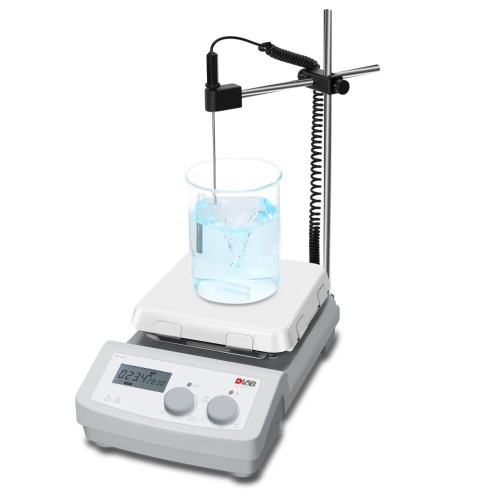 Mieszadło magnetyczne MS7-H550-Pro, 184x184 mm, płyta ceramiczna, z grzaniem 550°C LCD, zakres prędkości 100-1500 obr./min, DLAB