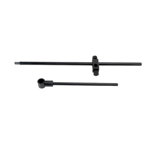 Statyw do czujnika PT1000-A, nowy typ czarny, fi=10 mm, L=450 mm, długość wspornika 25 cm, używany mieszadłami serii MS-H, DLAB