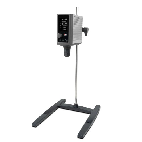 Mieszadło mechaniczne OS-T400-Plus, 100 l z wyświetlaczem LCD, zakres prędkości dwuzakresowy A - 10-400 lub B 50-2200 obr./min, 150 000 mPa·s, DLAB
