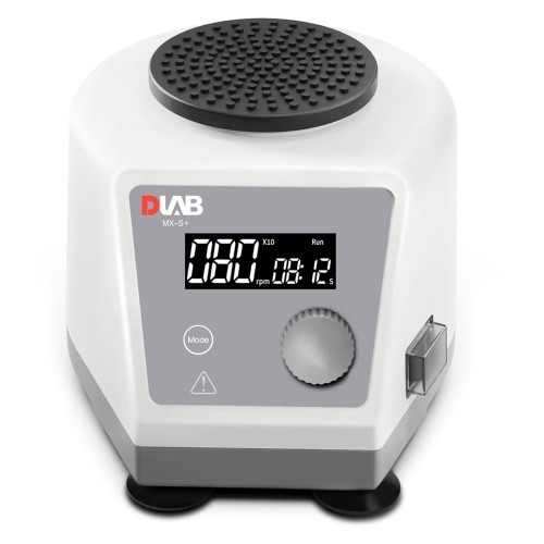 Wytrząsarka Vortex MX-S+ z wyświetlaczem LCD, 100–3000 obr./min, praca na dotyk lub ciągła, DLAB