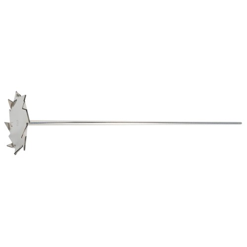 Pręt do mieszadeł wykonany ze stali 316L - rozdrabniające, długość wału 60 cm, średnica mieszadła 10 cm, DLAB