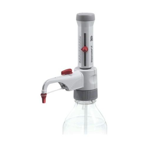 Dozownik butelkowy Dispensette® S, analogowy, 1–10 ml, z zaworem recyrkulacyjnym, BRAND