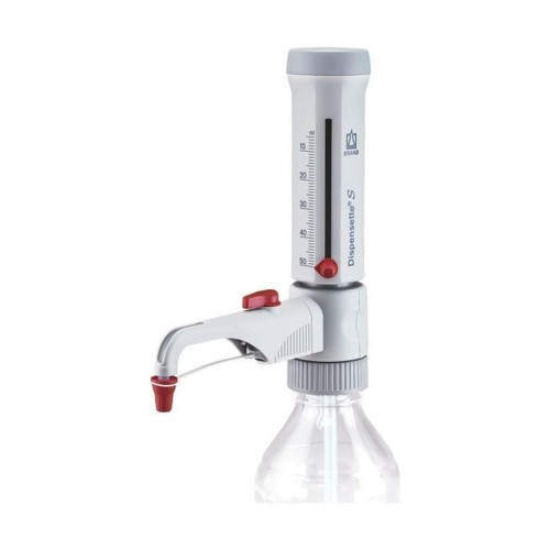 Dozownik butelkowy Dispensette® S, analogowy, 5–50 ml, z zaworem recyrkulacyjnym, BRAND