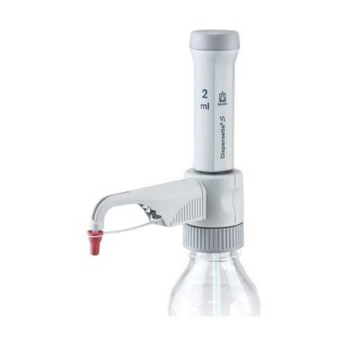 Dozownik butelkowy Dispensette® S, stała objętość 2 ml, bez zaworu recyrkulacyjnego, BRAND