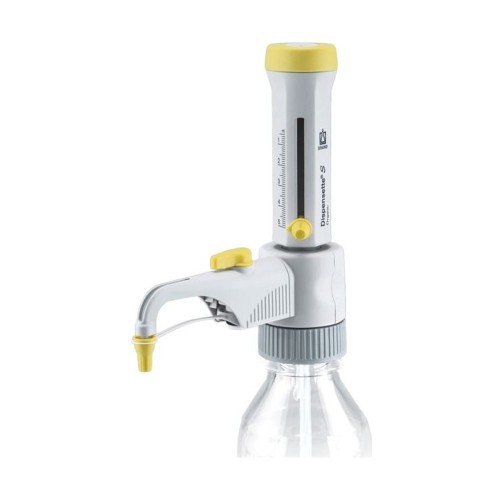 Dozownik butelkowy Dispensette® S Organic, analogowy, 0,5–5 ml, z zaworem recyrkulacyjnym, BRAND
