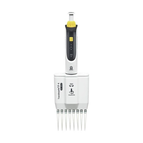 Pipeta 8-kanałowa Transferpette® S -8, zmienna pojemność 20–200 µl, BRAND