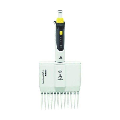 Pipeta 12-kanałowa Transferpette® S -12, zmienna pojemność 20–200 µl, BRAND