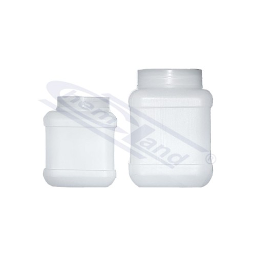 Butelka czworokątna PP 1000 ml, szeroka szyjka GL 80, Glassco