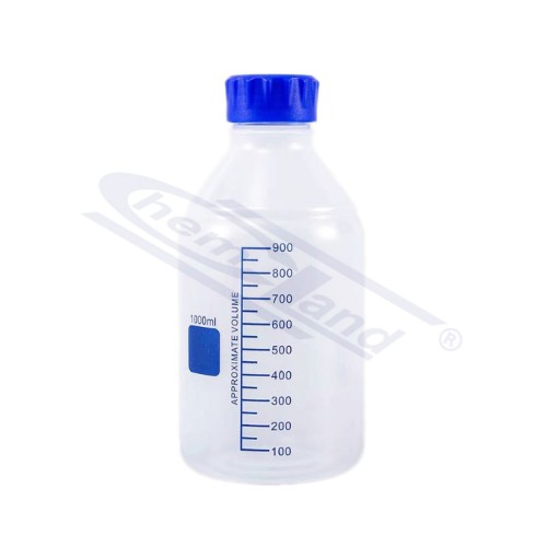 Butelka PP 1000 ml ze skalą, przezroczysta, GL 45, Chemland