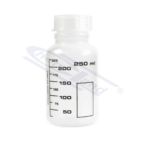 Butelka PP 250 ml z czarną skalą, GL 40, Chemland
