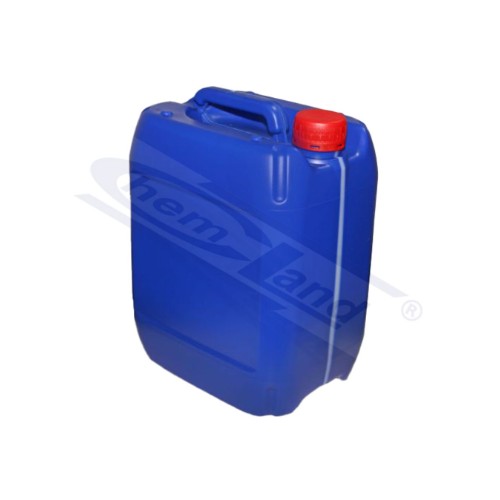 Kanister HDPE 5 l UN, szyjka fi 38, nakrętka samoplombująca, niebieski z paskiem, Chemland