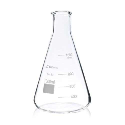 kolba stożkowa wąska szyja 2000 ml BIOSENS